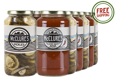 Combo Pack 12pk - 6 units each – Bloody Mary Mix; Bread & Butter Slices