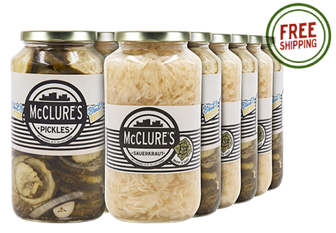 Combo Pack 12pk - 6 units each – Sauerkraut; Bread & Butter Slices