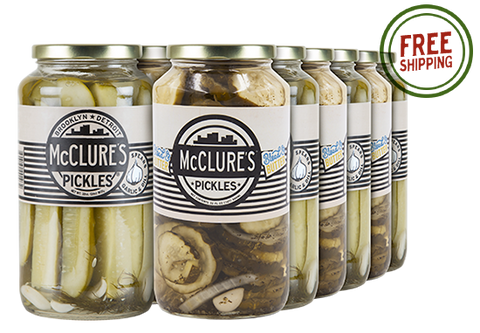 Combo Pack 12pk - 6 units each – Garlic & Dill Spears; Bread & Butter Slices