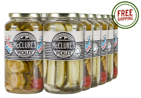 Combo Pack 12pk - 6 units each - Garlic & Dill Spears; Sweet & Spicy Slices