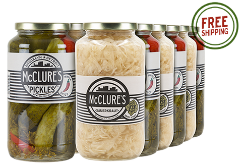 Combo Pack 12pk - 6 units each – Sauerkraut; Spicy Whole