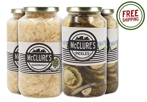 Combo Pack 4pk - 2 units each – Sauerkraut; Bread & Butter Slices
