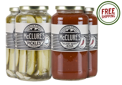 Combo Pack 4pk - 2 units each - Bloody Mary Mix; Garlic & Dill Spears