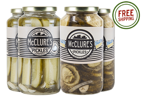 Combo Pack 4pk - 2 units each – Garlic & Dill Spears; Bread & Butter Slices