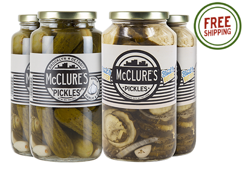 Combo Pack 4pk - 2 units each – Garlic & Dill Whole; Bread & Butter Slices