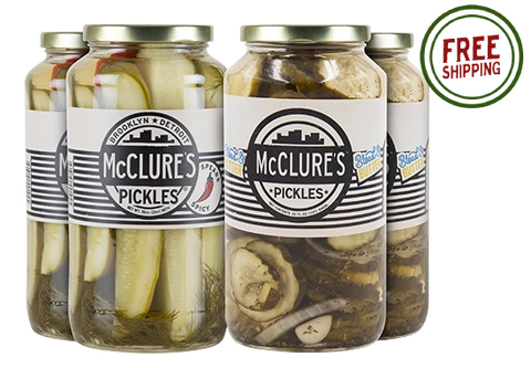 Combo Pack 4pk - 2 units each – Spicy Spears; Bread & Butter Slices