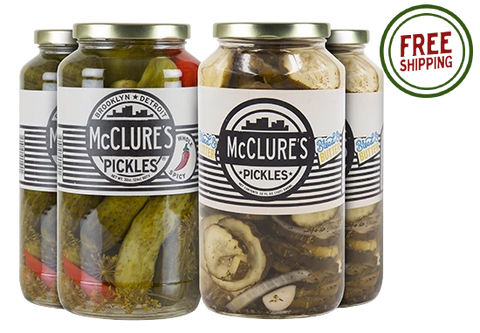 Combo Pack 4pk - 2 units each – Spicy Whole; Bread & Butter Slices
