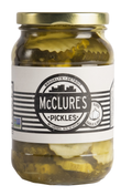 McClure's 16oz Garlic Dill pickle slices jar