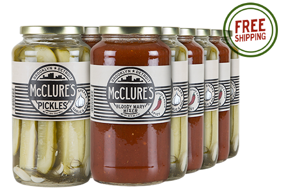 Combo Pack 12pk - 6 units each - Bloody Mary Mix; Garlic & Dill Spears