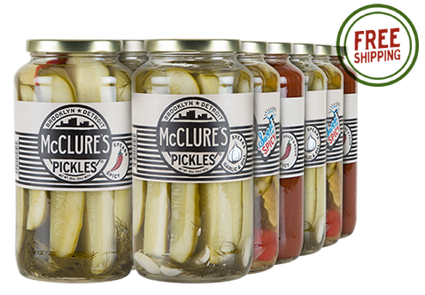 Combo Pack 12pk - 3 units each - Bloody Mary Mix; Garlic & Dill Spears; Spicy Spears; Sweet & Spicy Slices