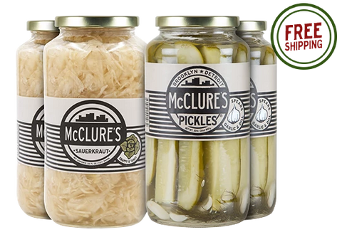 Combo Pack 12pk - 6 units each – Garlic & Dill Spears; Bread & Butter Slices