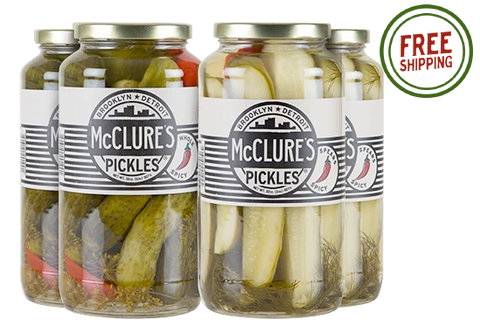 Combo Pack 4pk - 2 units each - Garlic & Dill Whole; Sweet & Spicy Slices