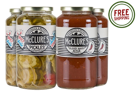 Combo Pack 12pk - 6 units each – Sauerkraut; Spicy Spears