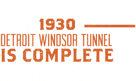 1930, Detroit Windsor Tunnel Is Complete